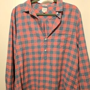 J. Crew gingham top